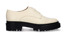 Vegan shoes derby casual ridged sole crafted from apple leather breathable lined - £107.34 GBP+
