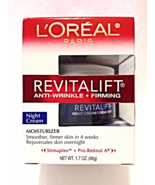 New Loreal Revitalift Anti-Wrinkle + Firming Night Cream Skin Moisturize... - £15.84 GBP