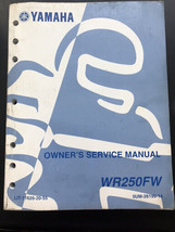 Used Yamaha Service Manual LIT-11626-20-55 WR250FW - £12.97 GBP