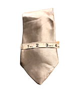 Lord West Formal Wear Men&#39;s Silk Silver Neck Tie Made in USA - $20.30 CAD