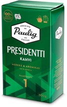 Paulig Presidentti Coarse Ground Coffee 500g, 6-Pack - £81.51 GBP