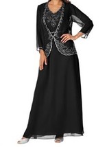 Mother Of Bride Groom Women&#39;s Wedding Party Beading Jacket dress suit plusXL1X2X - $149.99