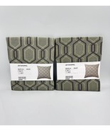 Ikea JATTEPOPPEL Pillow Cushion Cover Cotton 20&quot; x 20&quot; Green/Gray Set Of... - $31.49 CAD