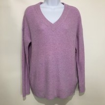 Goodthreads S Lilac Purple V-Neck Lambswool Cashmere Long Pullover Sweat... - £22.84 GBP