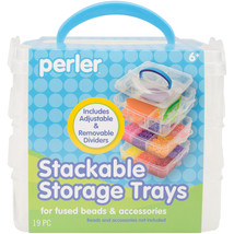 Perler Square Stackable Storage-  - £14.39 GBP