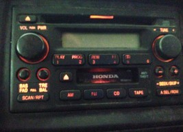 Honda Accord Odyssey CRV single CD Cassette AM/FM RADIO 2TN2 98-04 w COD... - $1,801.10 MXN