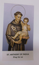 Saint Anthony of Padua Prayer Card, From Italy - £1.36 GBP