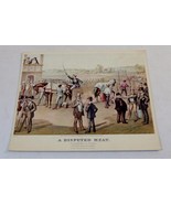 Currier &amp; Ives 10&quot; x 12&quot; Print &quot;A Disputed Heat - Claiming A Foul&quot; ~ #16... - £23.08 GBP