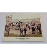 Currier &amp; Ives 10&quot; x 12&quot; Print &quot;A Disputed Heat - Claiming A Foul&quot; ~ #16... - $40.72 CAD