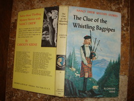 Nancy Drew 41 The Clue of the Whistling Bagpipes 1964A-1 Tri-Fold First ... - $49.95