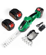 Electric Grass Shears, Handheld Grass Cutter Clippers With Two Rechargeable - $59.94