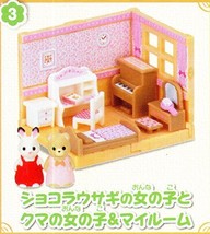 Capsule Toy Epoch Sylvanian Families Miniature Family Series #3 Bedroom ... - £10.61 GBP