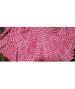 PINK POLKA DOT FABULOUS TRIBAL BELLYDANCE ATS AMAZING  GYPSY SKIRT 25 YA... - $2,352.22 MXN