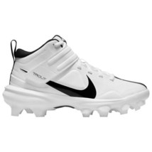 Nike Men Force Trout 7 Pro Molded Baseball Cleats White | Black Size 11.5 - $87.92