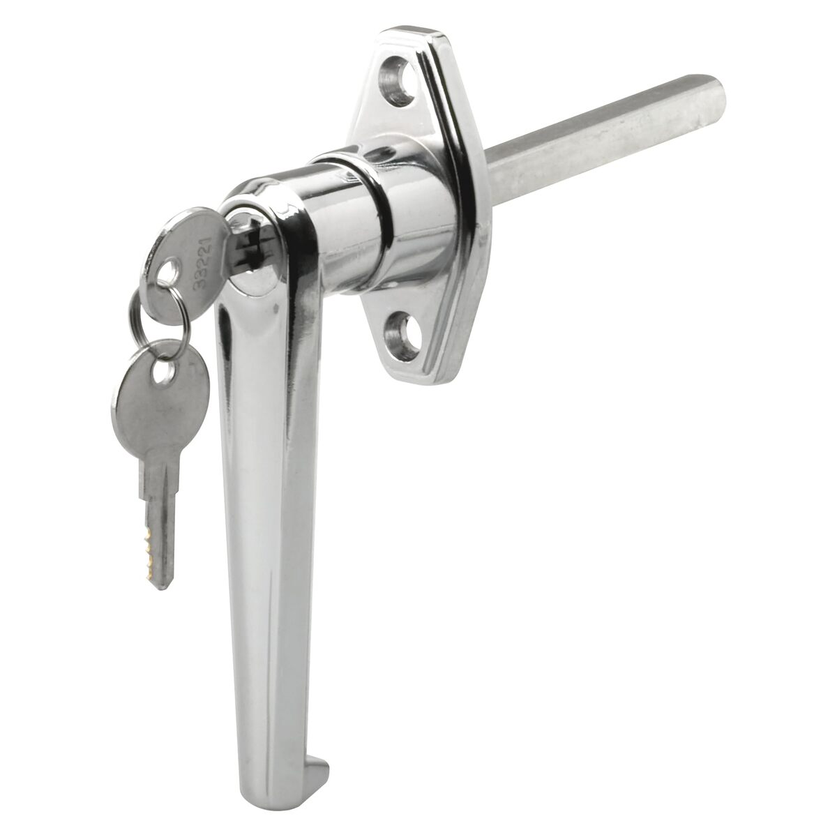 Prime-Line GD 52123 Door Handle Lock, Keyed, Diecast Zinc, Chrome Plated... - $30.47