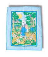 Beatrix Potter Peter Rabbit Baby Blanket Quilt Crib Comforter Nursery Vi... - £25.88 GBP