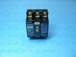 Mitsubishi NF30-CS-3P-30A Circuit Breaker 3 Pole 30 Amp 220 VAC 1 Year W... - $14.99