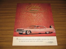 1960 Print Ad The 1961 Cadillac 4-Door Brocade Detroit Institute of Arts - £10.80 GBP