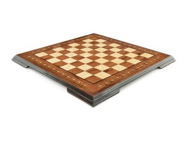 Holz Schachbrett Perle 4 - Top-Qualität Geschenk - Handgefertigt Rosenholz - £114.09 GBP