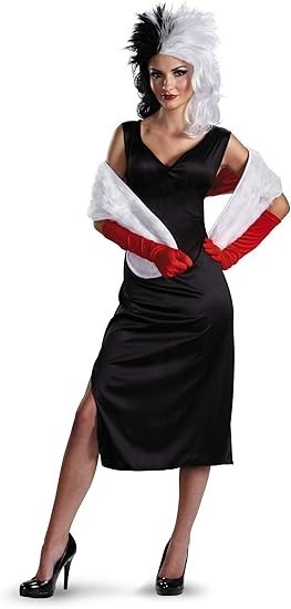 DISGUISE CRUELLA DEVILLE HALLOWEEN COSTUME WOMEN'S ADULT SIZE LARGE 12-14 Item image 2