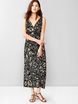 Gap Print V-neck maxi dress, size 12, NWT - £35.77 GBP