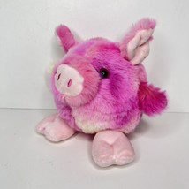 Flying Pig Plush Round Winged Roly Poly Stuffed Animal Toy 5&quot; - £8.96 GBP