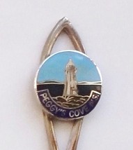 Collector Souvenir Spoon Canada Nova Scotia Peggys Cove Lighthouse Cloisonne - £7.86 GBP