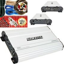 P3001 Monoblock 3000 Watts Amp Class Ab Car Audio + 4 Gauge Amp Kit - $164.34