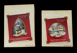 Hallmark Keepsake Sunday Evening Sleigh Ride / Deer Creek Cottage Ornaments - $27.84