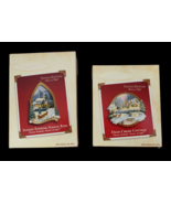 Hallmark Keepsake Sunday Evening Sleigh Ride / Deer Creek Cottage Ornaments - $27.84