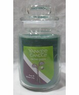 Yankee Candle Large Jar 22 oz 110-150 hrs ON THE GREEN - PEAR &amp; WATER LILY - $73.89 CAD