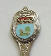 Collector Souvenir Spoon Canada Prince Edward Island Coat of Arms Flag Cloisonne - $4.99