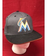 Florida Marlins 59Fifty New Era Baseball Fitted Gray Hat Size 7 - Rainbo... - £17.20 GBP