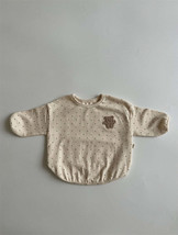 Baby Dot Pattern Cartoon Bear Patched Design Cotton Shirt(D0102H2SFYU.) - £27.97 GBP