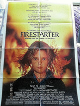 STEPHEN KING:DREW BARRYMORE: (FIRESTARTER) ORIG,1984 ONE SHEET MOVIE POSTER - $158.39