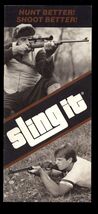 1983 UNCLE MIKE'S - SLING IT folded brochure * Hunt better, Shoot Better - $12.95