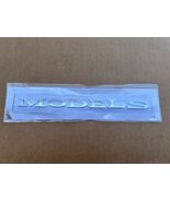 3D Chrome Letter Rear Trunk Tailgate Emblem Badge Nameplate Fit Tesla Mo... - $19.99