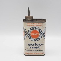 Permatex Solvo-Rust Super Pénétrateur Vide Publicité Boite Can - $31.18