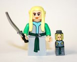 Blond Elf LOTR Lord of the Rings minifigure Custome building toy for Gif... - $4.50