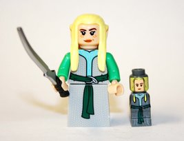 Blond Elf LOTR Lord of the Rings minifigure Custome building toy for Gift US - £3.53 GBP
