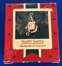 Hallmark Keepsake 1987 Happy Santa Christmas Ornament In Original Box - £9.54 GBP