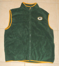 NFL Green Bay Packers Mens Fleece Vest- No Size Tag - $20.00