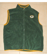 NFL Green Bay Packers Mens Fleece Vest- No Size Tag - £15.72 GBP