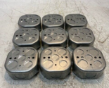 9 Qty of Electrical Ceiling Octagon Steel Silver Boxes 54151-1/2-3/4 (9 ... - $44.99
