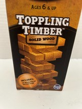 39-Piece Solid Wood Tumbling Timbers Block Stacking Game New Sealed - £9.89 GBP