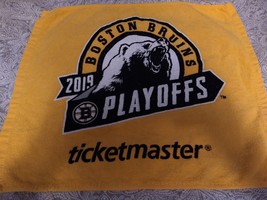 2019 Boston Bruins Playoffs Rally Towel Ticketmaster Pro Towels - $11.87