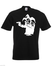 Mens T-Shirt Banksy Street Art Graffiti, Joker Clown &amp; Pistols, Jester Tshirts - £19.56 GBP