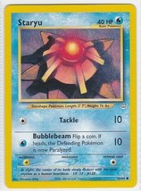 M) Pokemon Nintendo GAMEFREAK Collector Trading Card Staryu 56/64 40HP - $1.97