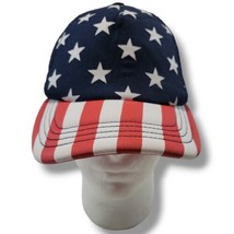 USA American Flag Hat OSFM Unisex Cap Trucker Hat America Stars And Stri... - $29.42