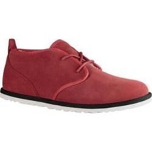 UGG Men&#39;s Maksim Suede Fully Lined Chukka Ankle Boots Red Size 14, 16, 17, 18 - £87.91 GBP